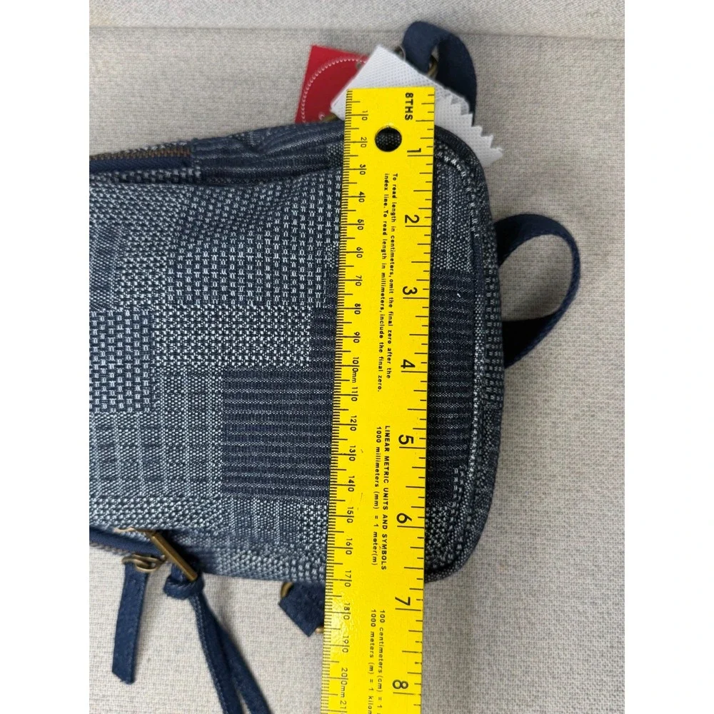 Rosetti Blue Patchwork Sling Backpack Mini Crossbody Bag‎ Denim NWT VACATION